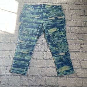 Livi Active Women’s Blue and Yellow Leggings